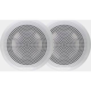 Marinehøjttalere Fusion Classic EL-F653W, 6.5", 80 W, hvid, til indbygget montering, med hvide fronter, 2-pak