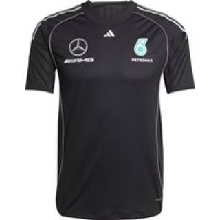 Jersey adidas x Mercedes AMG Petronas F1 Team Mechanics Jersey Black/ Black/ Reflective Silver M - Reflective Silver - M