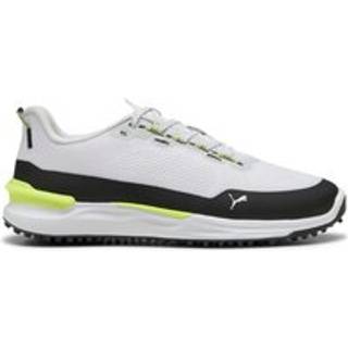PUMA IGNITE Elevate X Golf Shoes Men, Shoes, White/Black/Safety Yellow, 47