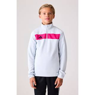 Tiro 25 Essentials Kids træningsoverdel - Clear Grey / Real Magenta - 128