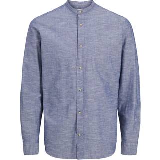 Jack & Jones Summer Band Shirt LS Faded Denim