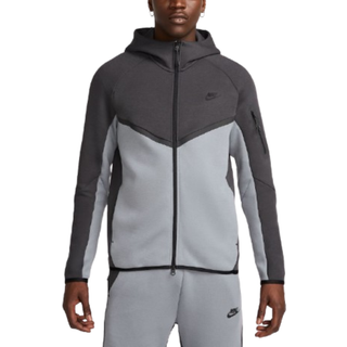 Nike Tech Fleece Full Zip Hoodie, Grey - XL
