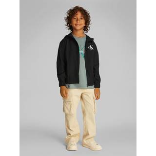 Hooded Windbreaker - Black - 16