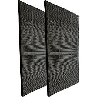 Nispira aktivt kul forfilter kompatibel med Sharp KC-850U luftrenser sammenlignet med del FZ-C100DFU. 2 Pakke