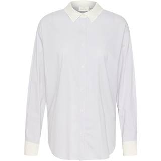 Kaffe Kasussanna Shirt Bluser 10509456 White/Grey Stripe (40)