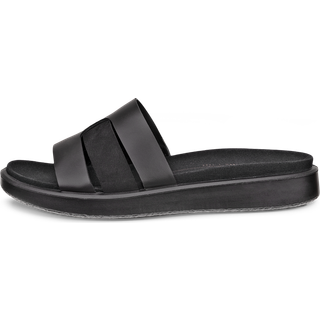 ECCO Flowt W - Slide-on sko i læder til damer - Sort - Size: 41 (UK 7.5)