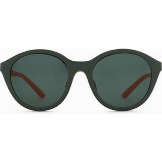 Emporio Armani Børn EK4005U 62761W Solbriller Injiceret Grøn Transparent Rund Normal