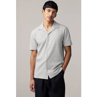 Next Tekstureret diagonal jersey 100% bomuldsskjorterX-Large