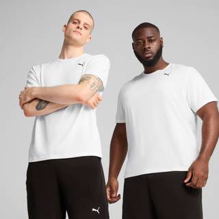 Men&#39;s Puma TAD ESSENTIALS Solid Cat T-Shirt, White, Size XL, Clothing - White - XL