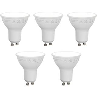 Sæt med 5 Smart GU10 50mm dæmpbare LED-pærer Opal 7W 630 lm 4000K