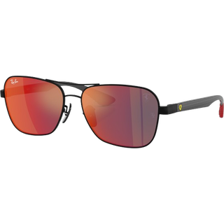 Ray - Ban Unisex RB8336M F1186P Solbriller Metal Sort Grå Firkantet Spejlet