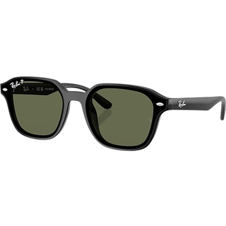 Ray - Ban Unisex RB4458D 601/9A Solbriller Nylon Sort Grøn Firkantet Polariseret