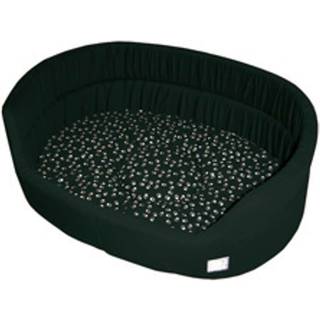 D.D. Black with Silver paws Slumber bed - Forrest green - 53 cm