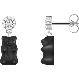 Thomas Sabo H2330-052-11 Ohrstecker mit schwarzen Goldbären silber Damen