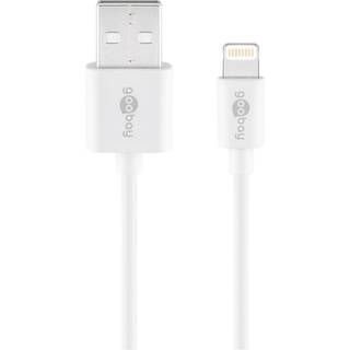 Lightning til USB kabel, hvid | 50 cm | PRIS-MATCH