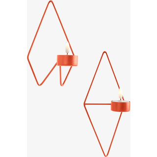 PAULET væglysestage 2-pak - Orange