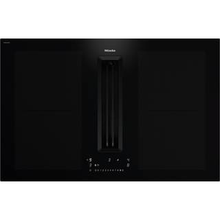 Miele 7676 FL-U BlackPerfection Induktionskogeplade med indbygget emhætte