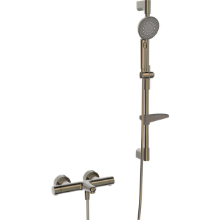 Brusesæt m kar-/ brusearm 3 str bs bronz