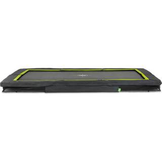 Silhouette Sport - firkantet nedgravningstrampolin - Sort (EXIT) 214x305 cm (7x10ft)
