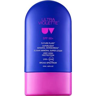 Ultra Violette - Future Fluid Spf 50+ - Let Solbeskyttelse Med Zink - Skinscreen Future Fluid Spf50+ Lw Zinc - For Women