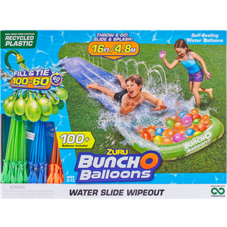 Zuru Bunch O Balloons - Water Slide Single Lane w/ 100 Water Balloons (60178/56317)