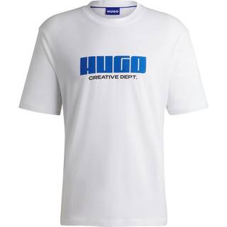 T-shirt i bomuldsjersey med logografik