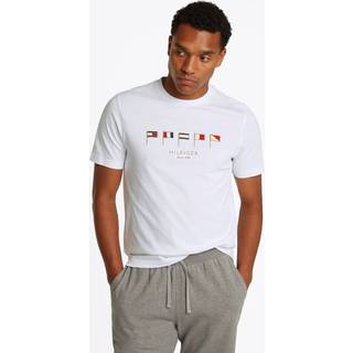 Tommy Hilfiger Multi Flags 100% Bomuld T-shirtStor