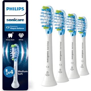 Philips Sonicare C3 premium tandbørstehoved HX9044/87 (hvid) - På lager i butik