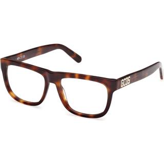 GCDS Unisex GD5043 052 Optiske stel Acetat Havana Firkantet Normal