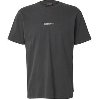 Superdry Superdry Black Micro Logo 100% Cotton T-Shirt