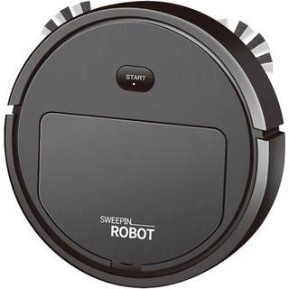 Tlily Smart Robotstøvsuger 3-i-1 Husholdningsrengøringsmaskine Sort