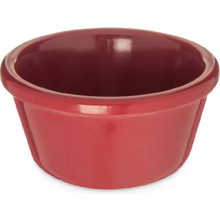 Carlisle Foodservice Products Plastik Ramekins Sauce Bowl til Catering Kitchen Restaurant 3 ounces Roma Red (pakke med 48)