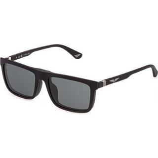 Police UPLQ66 ORIGINS LITE 32 With Clip-On U28P 54 Briller Mænd Black - Matte Black - 54mm