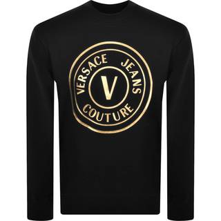 Versace Jeans Couture Thickfoil Logo Sweatshirt Bl