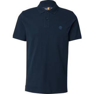 Timberland Blue Cotton Men Polo Shirt