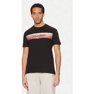 Calvin Klein Ombre Chest T Shirt Black