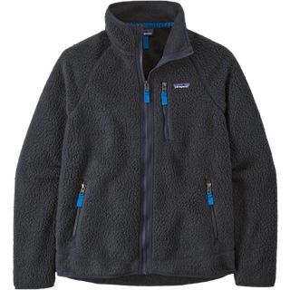 Patagonia Men's Retro Pile Fleece Jacket Pitch Blue W/Endless Blue, M