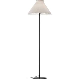 LE KLINT MODEL 334 SORT MED HVID PAPIR SKÆRM GULVLAMPE