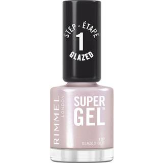 Rimmel Super Gel Geleneglelak uden UV/LED forsegling Skygge 107 Glazed Out 12 ml - 12 ml