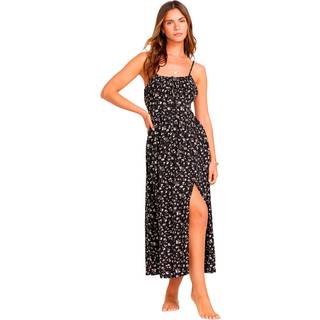 Billabong Billabong Take Your Time Ditsy Sleeveless Black Dress