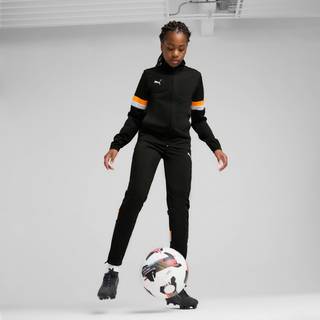 Puma individual RISE Youth Football Tracksuit, Black, Size 9-10Y, Clothing - Heat Fire - 9-10Y