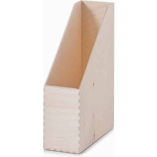 Magasinholder i birketræ - Beige - 9cm x 23cm x 31cm - Bianca