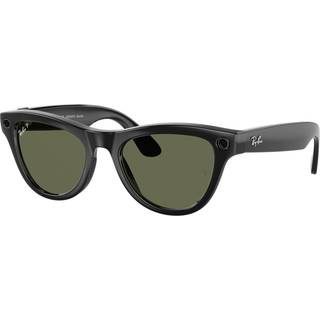 Ray - Ban Unisex Meta RW4010 Skyler 601/9A Solbriller Injiceret Sort Grøn Cat Eye Polariseret