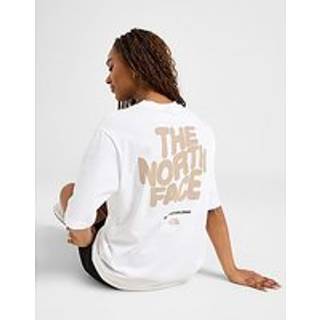 The North Face Swirl Graphic Boyfriend T-Shirt, White - M