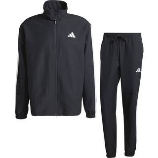 adidas Woven 3-Stripes Tracksuit, Black - XXL