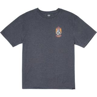 Volcom Draggin Stone Hth T-shirt - M - heather black
