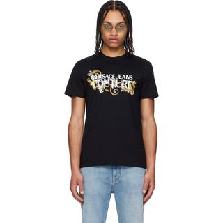 Versace Jeans Couture Logo T Shirt Black