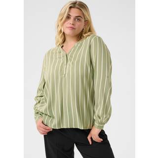 Kaffe Curve KCsida Bluse - Grøn - Str 44 - Damer