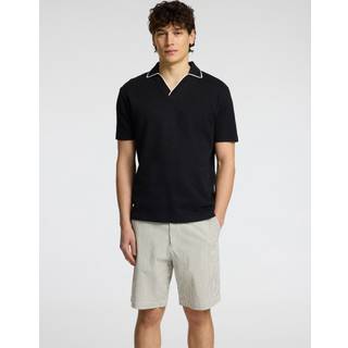 SLHSANGEV SPLIT NECK SS POLO