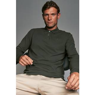Next Langærmet piké-poloshirtStor